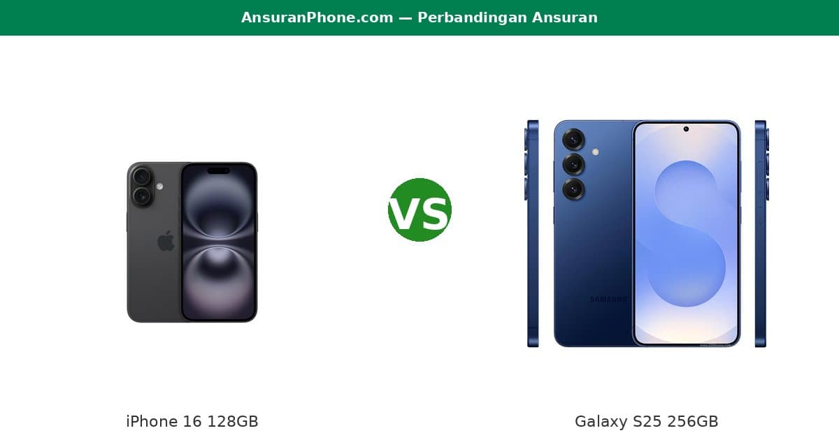 iPhone 16 128GB vs Samsung Galaxy S25 256GB, Mana Lebih Berbaloi Untuk Ansuran Telefon di Malaysia?